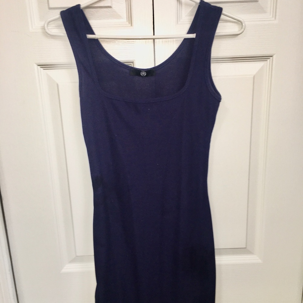 Missguided navy blue dress